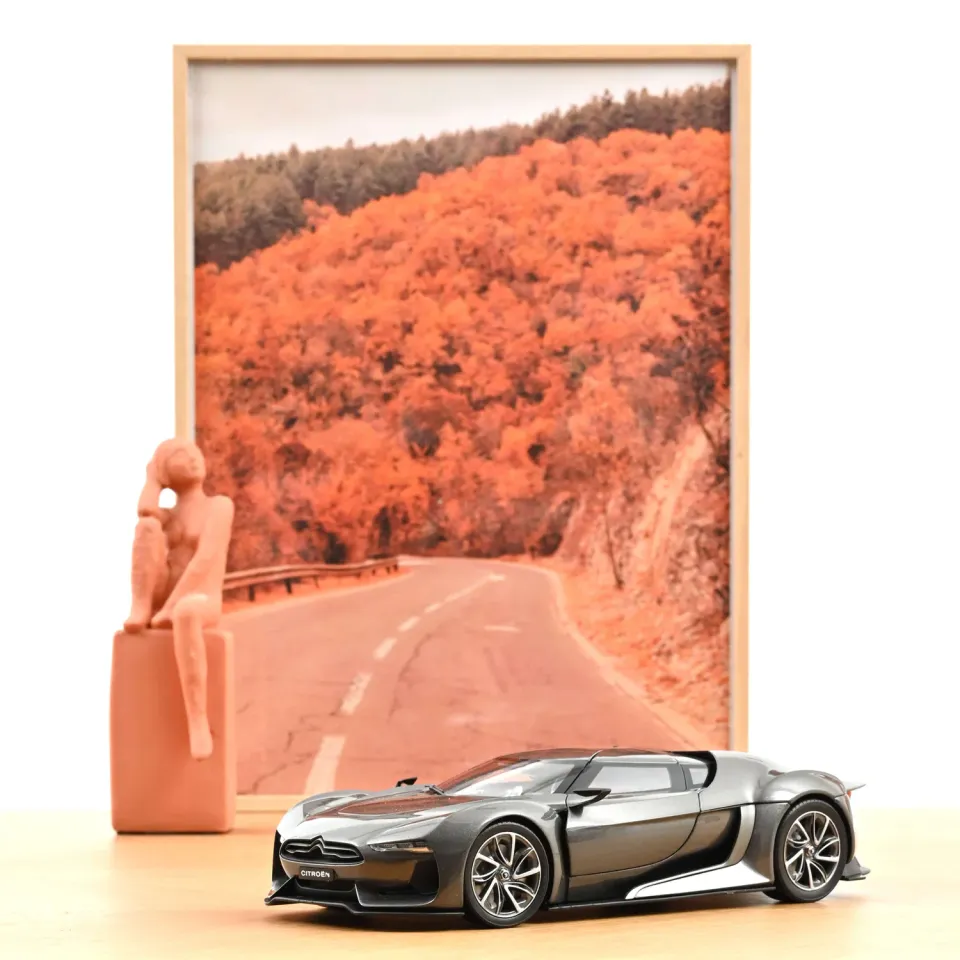 Norev GT by Citroën 2008 miniature 1/18 gris concept 200 pcs