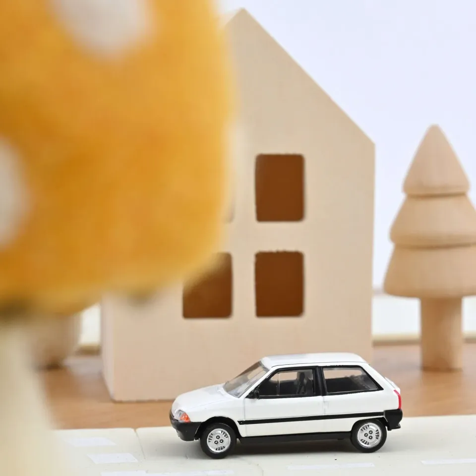 Norev Citroën AX 3 portes miniature 1/64 blanc 1986