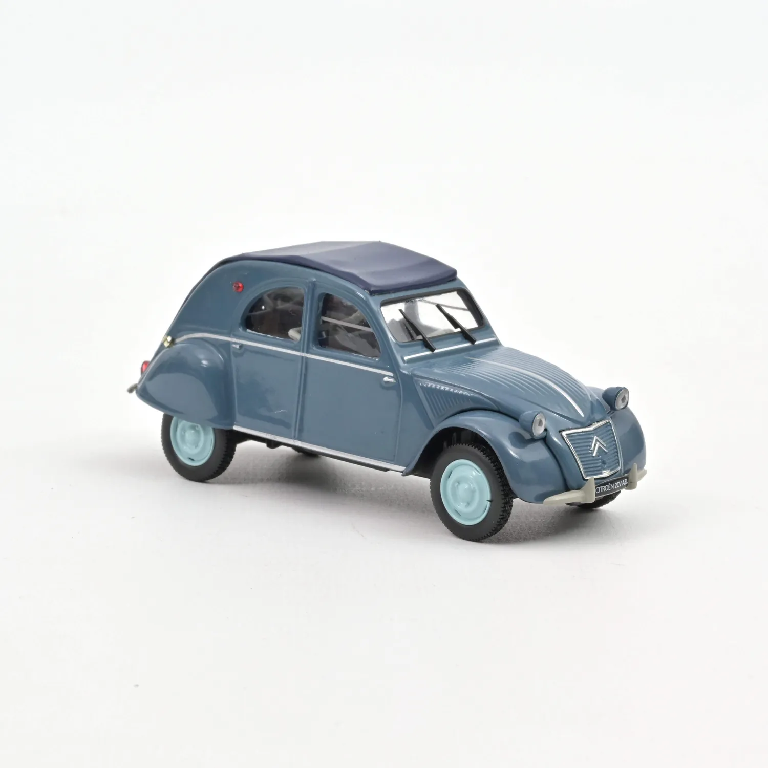 Norev Citroën 2CV AZL 1960 voiture miniature bleu glacier 1/43