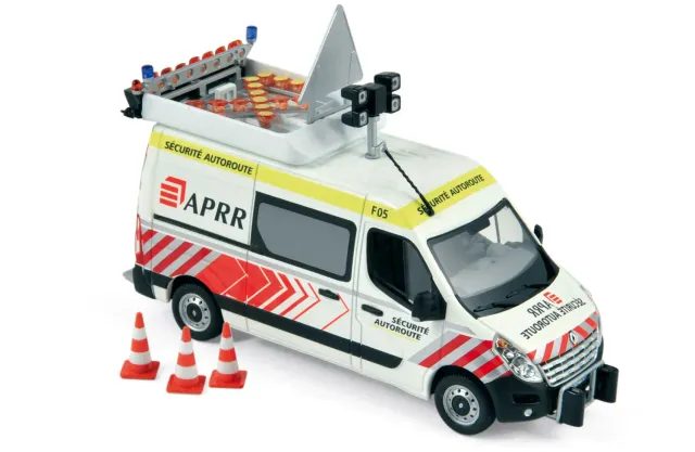 Norev Renault Master L2H2 APRR miniature 1/43 sécurité