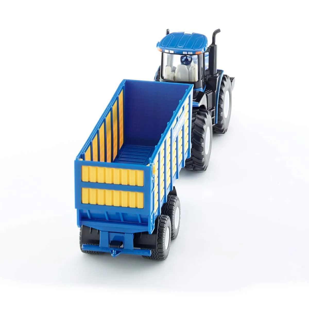 Siku 1947 New Holland T tracteur + remorque 1:50 bleu