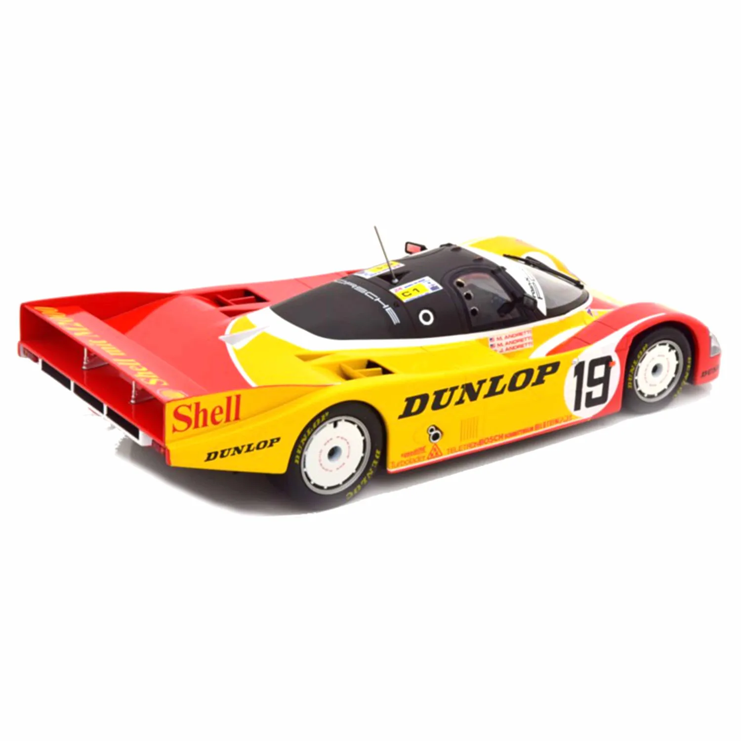 Norev Porsche 962 1988 voiture miniature 1/18 Andretti Le Mans