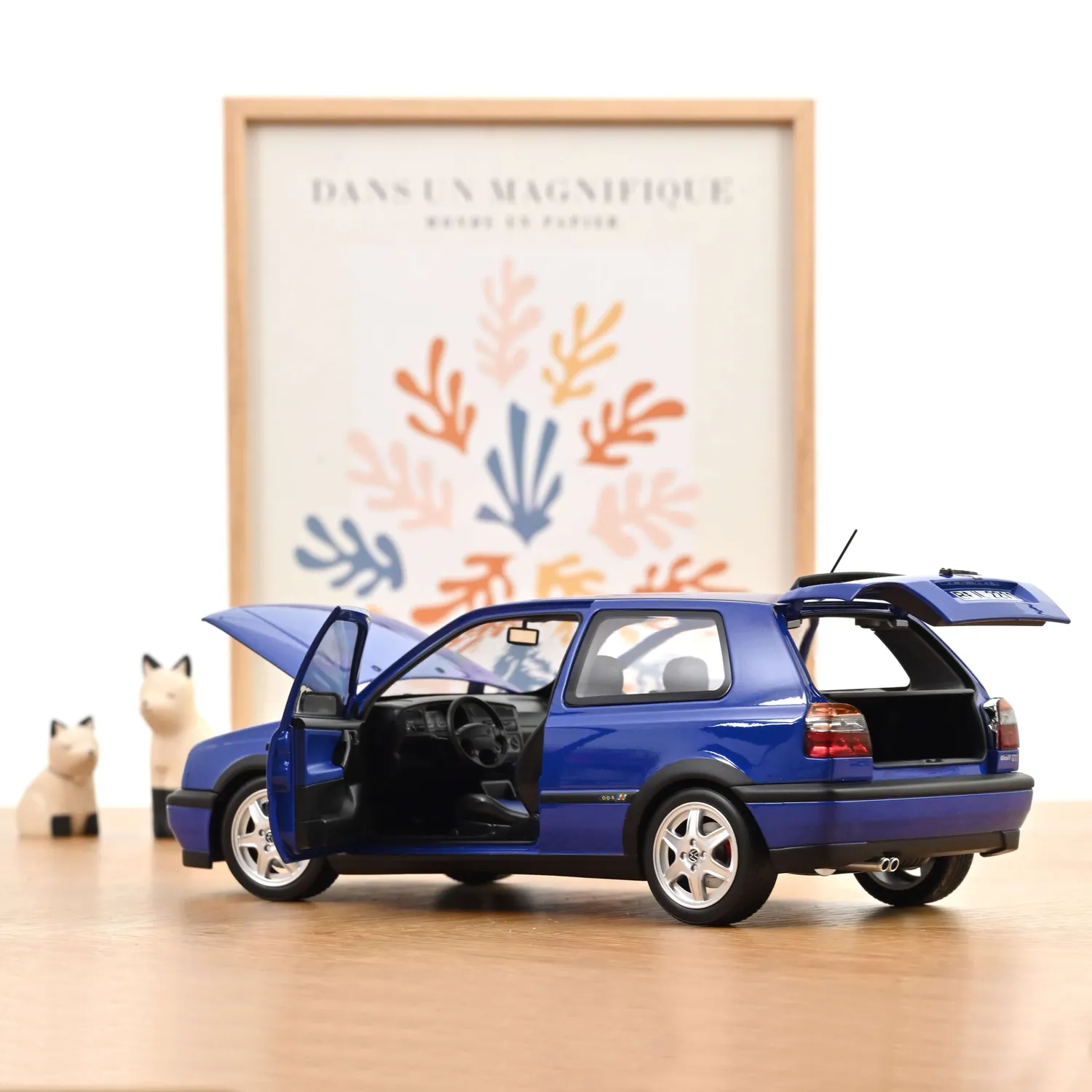 Norev VW Golf GTI Color Concept 1994 miniature 1/18 bleu jazz