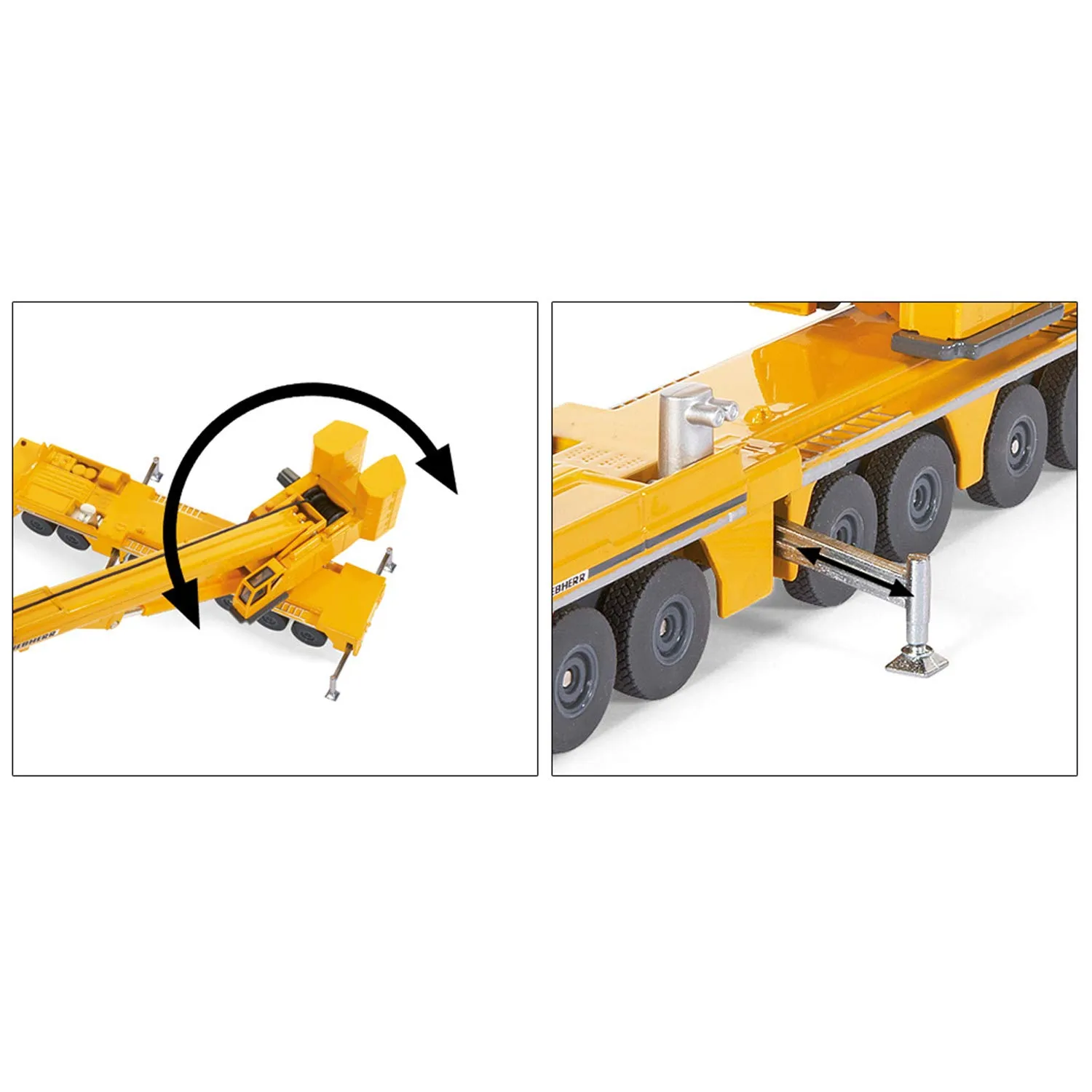 Siku Super 1886 grue mobile Liebherr jaune