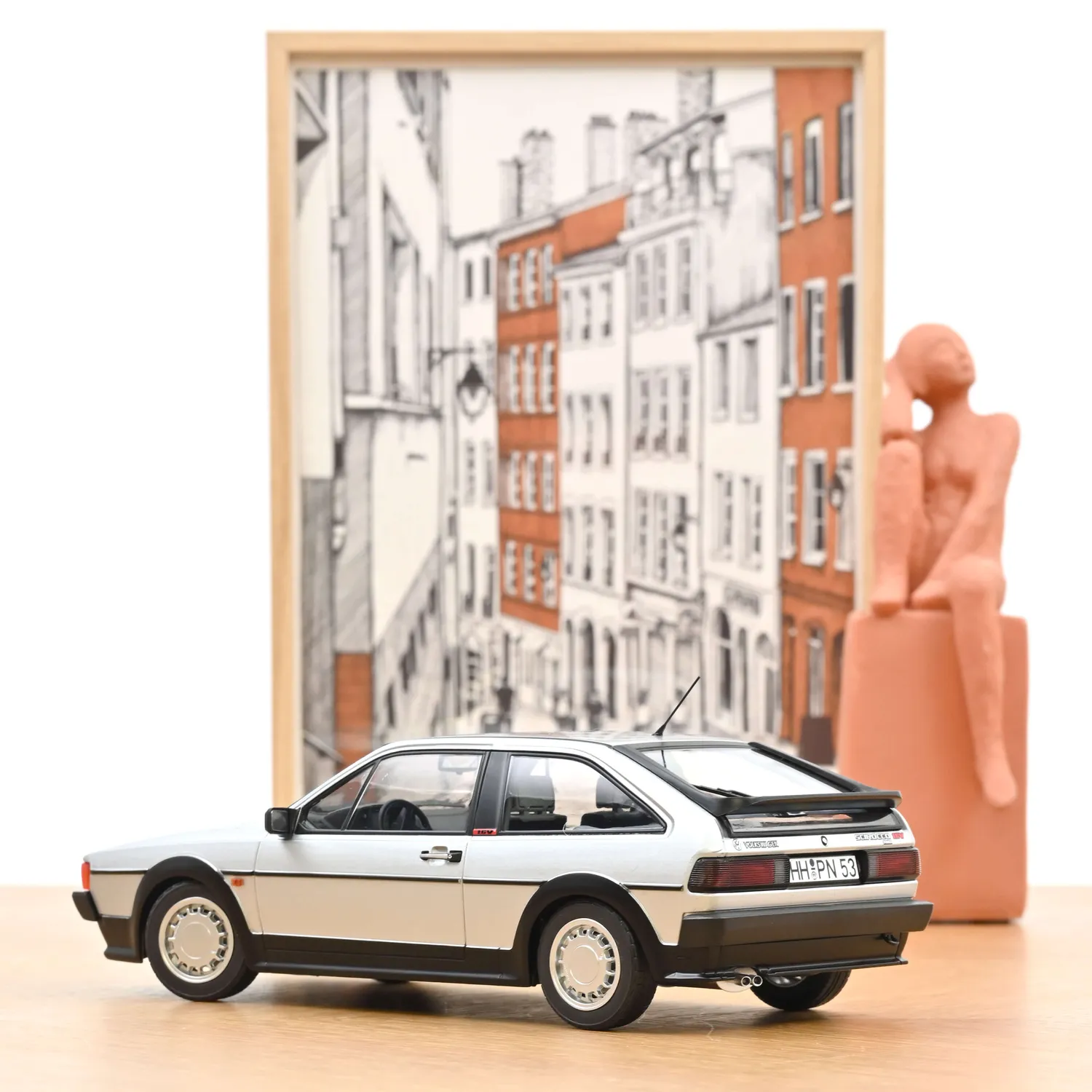 Norev VW Scirocco GTX 16V 1988 miniature 1/18 argent