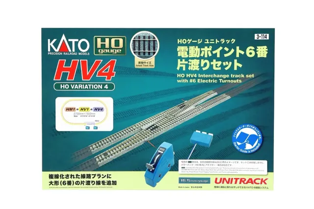 MINIS HV4 set rails miniatures 14 pcs R867mm électrique