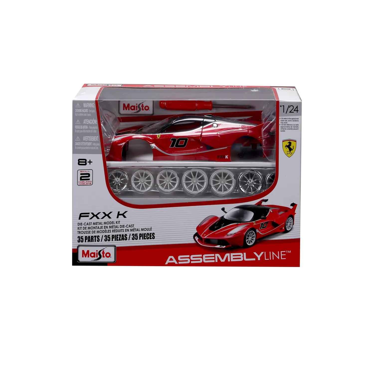 Maisto Ferrari FXX K maquette kit rouge M39132