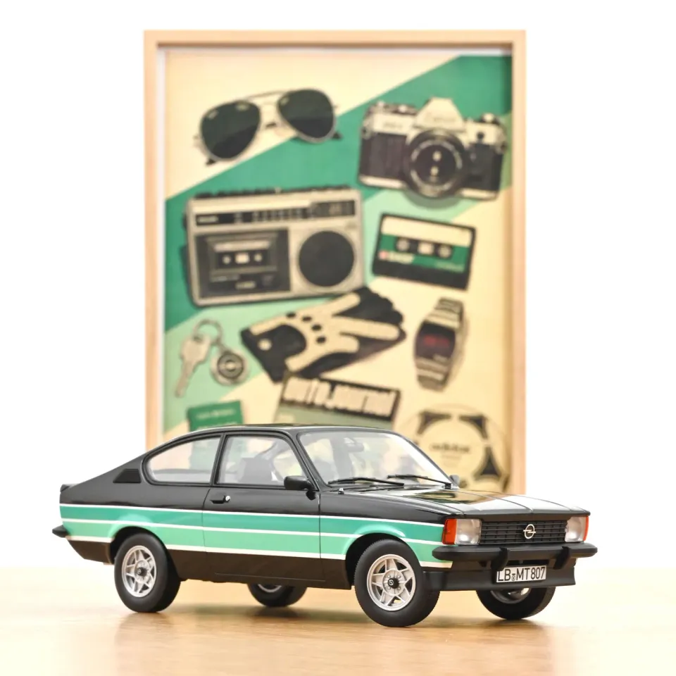 Norev Opel Kadett GT/E 1977 miniature 1/18 noir 200 pcs