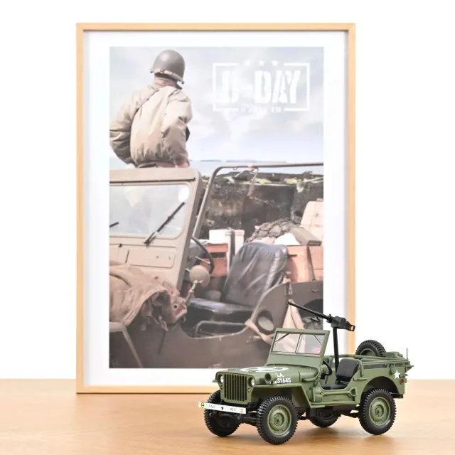 Norev Jeep Militaire 1944 D-Day miniature 1/18