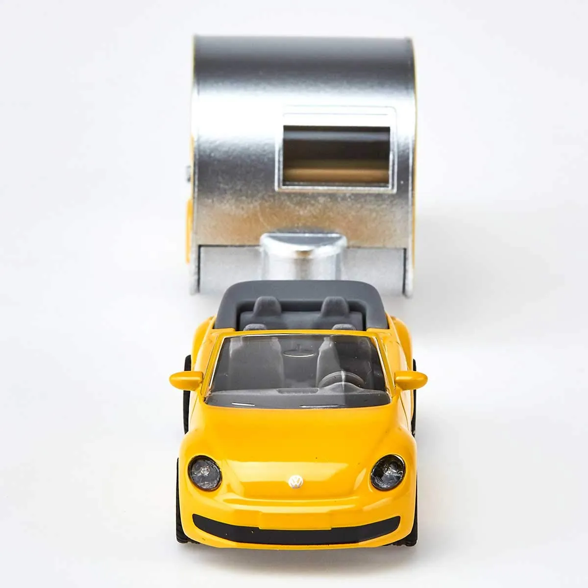 SIKU Super 1629 voiture miniature coccinelle caravane jaune