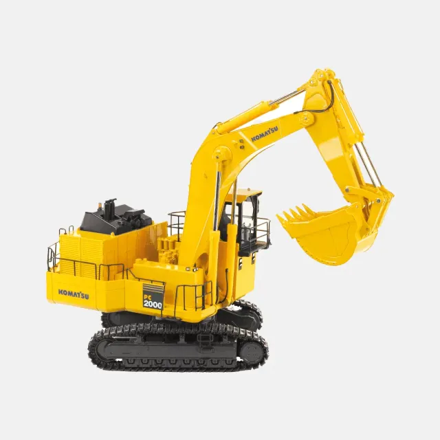 NZG Komatsu PC2000-8 pelle miniature minière 1:50