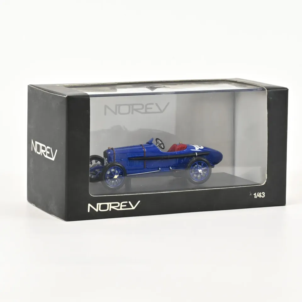 Norev Peugeot 3L Indianapolis 1920 miniature 1/43 bleu