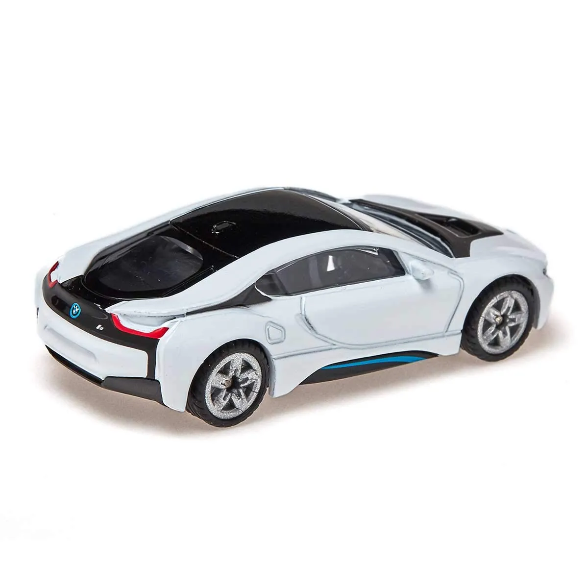 SIKU Super 1458 BMW i8 miniature auto noir/blanc métal