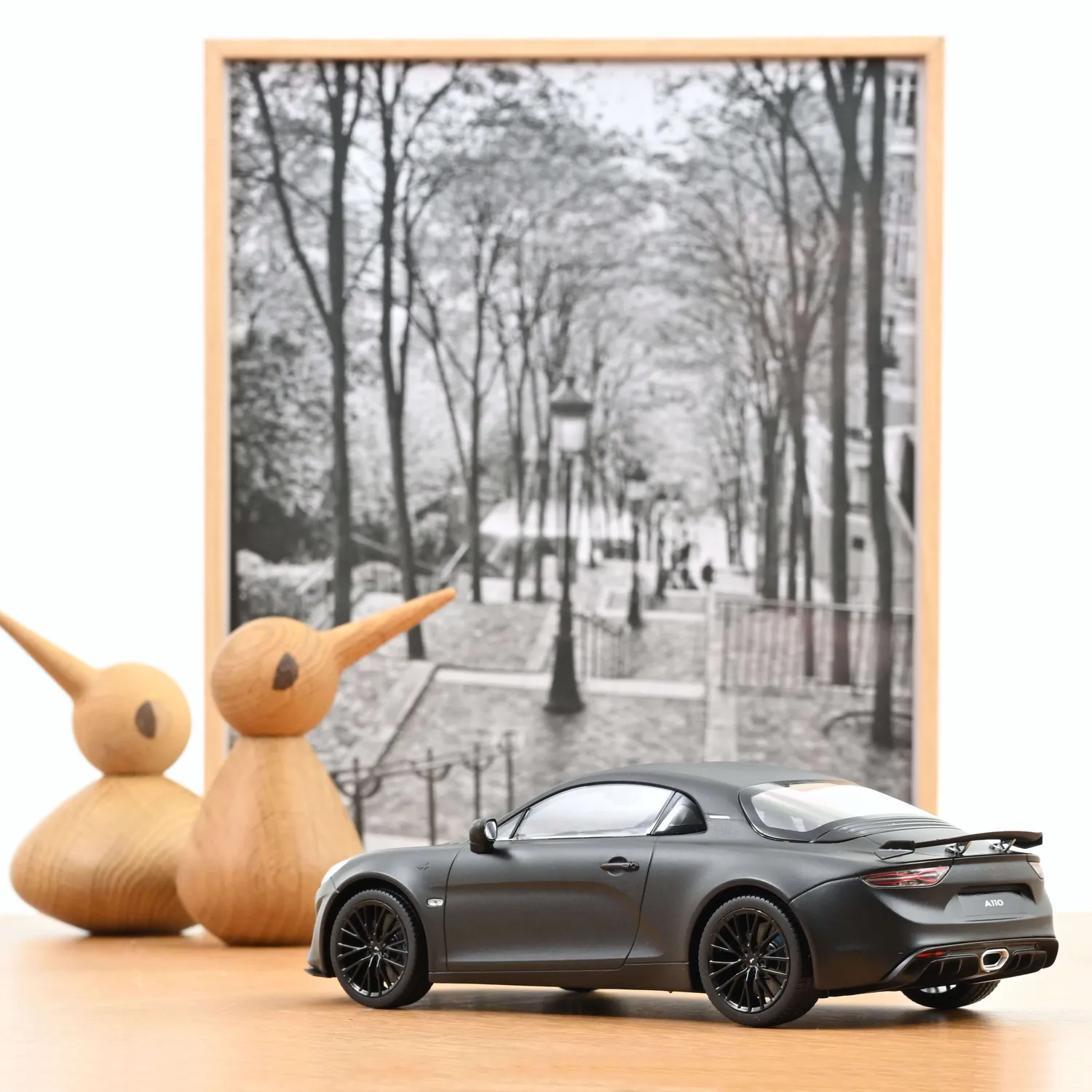 Norev Alpine A110 S Kit Aéro 2025 voiture miniature Noir Mat 1/18