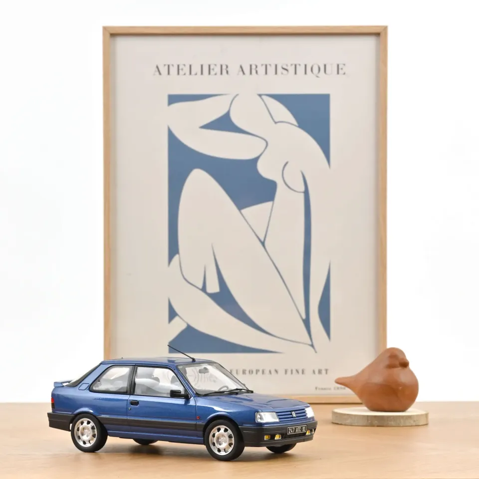 Norev Peugeot 309 GTi 16 1991 Bleu Miami miniature 1/18