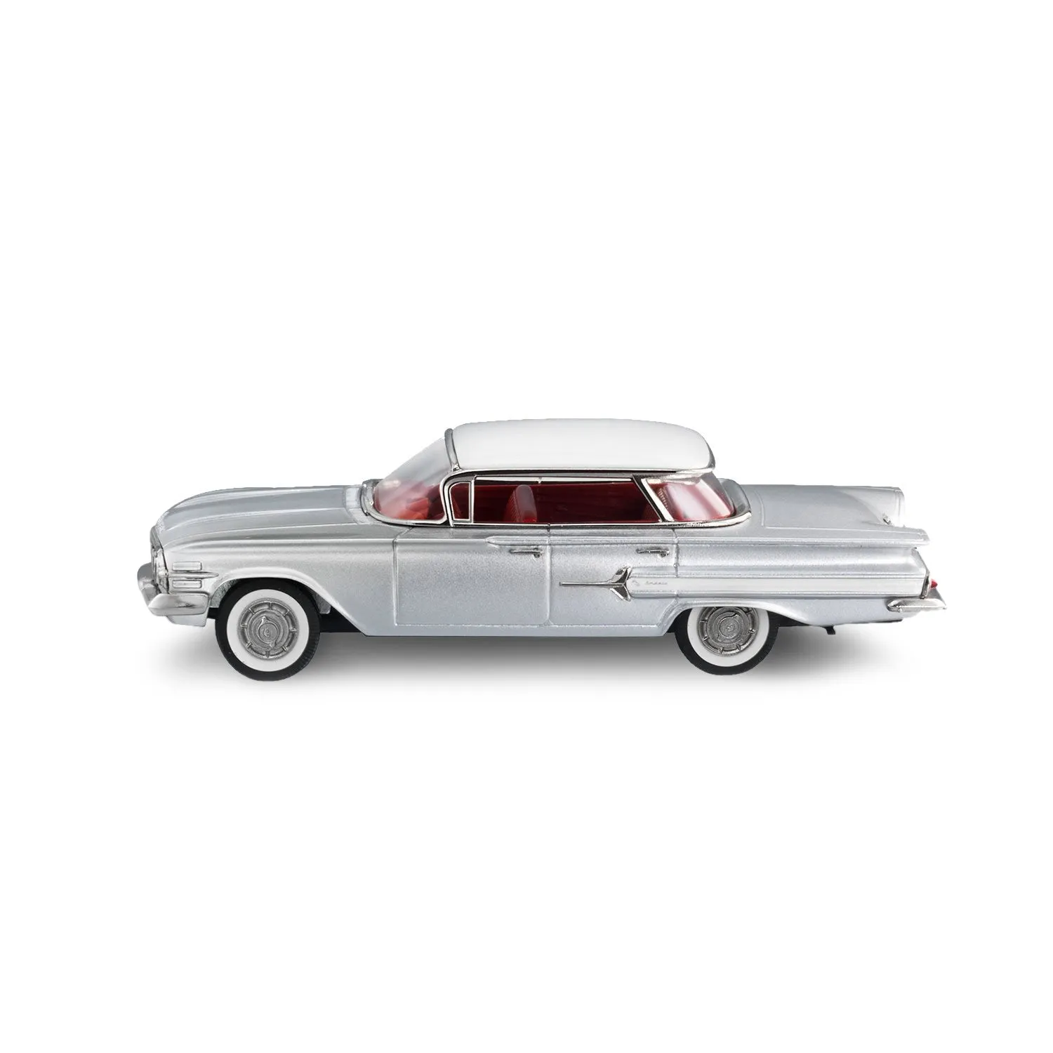 Brooklin Collection 1960 Chevrolet Impala 4-Door Sport miniature coffret argent