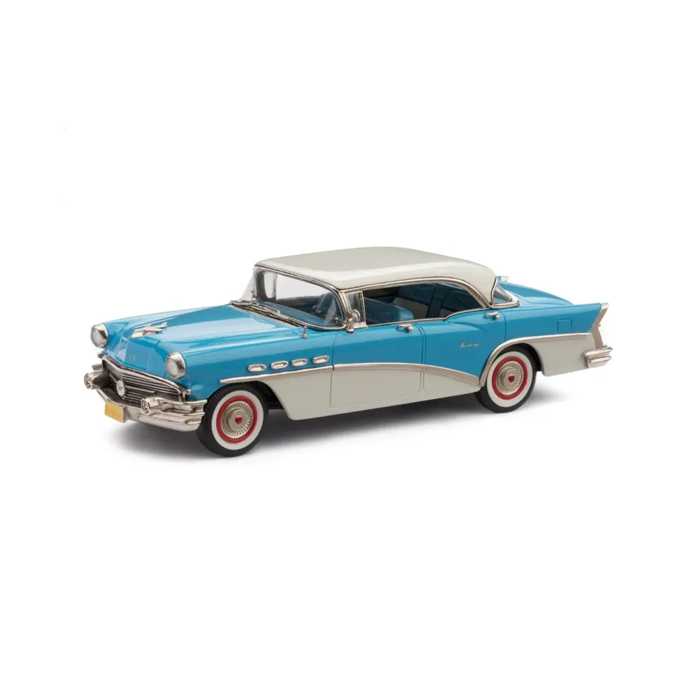 Brooklin 1956 Buick Century Riviera miniature bleu blanc