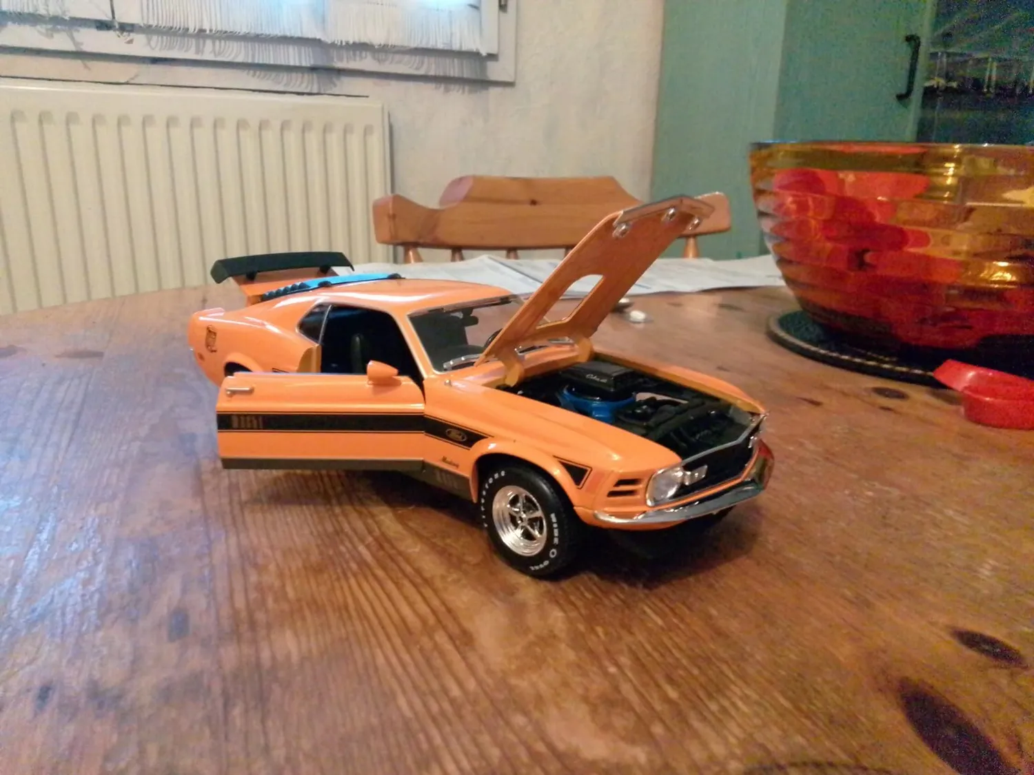 Maisto M31453O Ford Mustang Mach 1 1970 orange 1:18