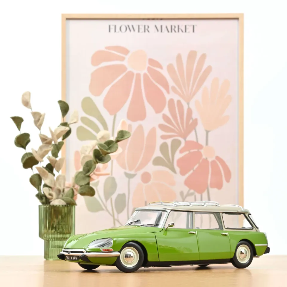 Norev Citroën Break 21 1970 miniature 1/18 vert musciné 200 pcs