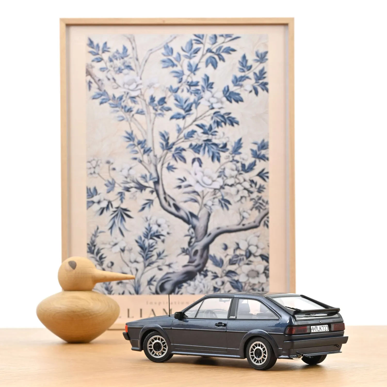 Norev VW Scirocco Scala 1987 miniature 1/18 bleu hélios