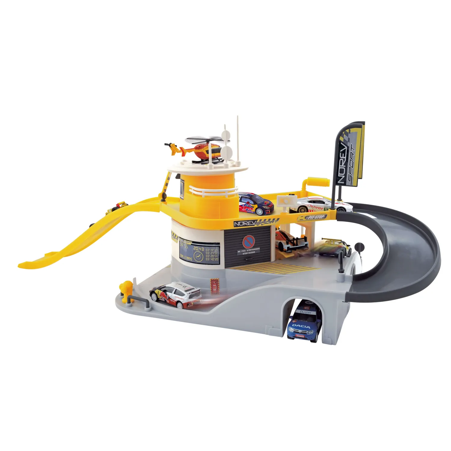 Norev Garage Racing jouet + 1 voiture