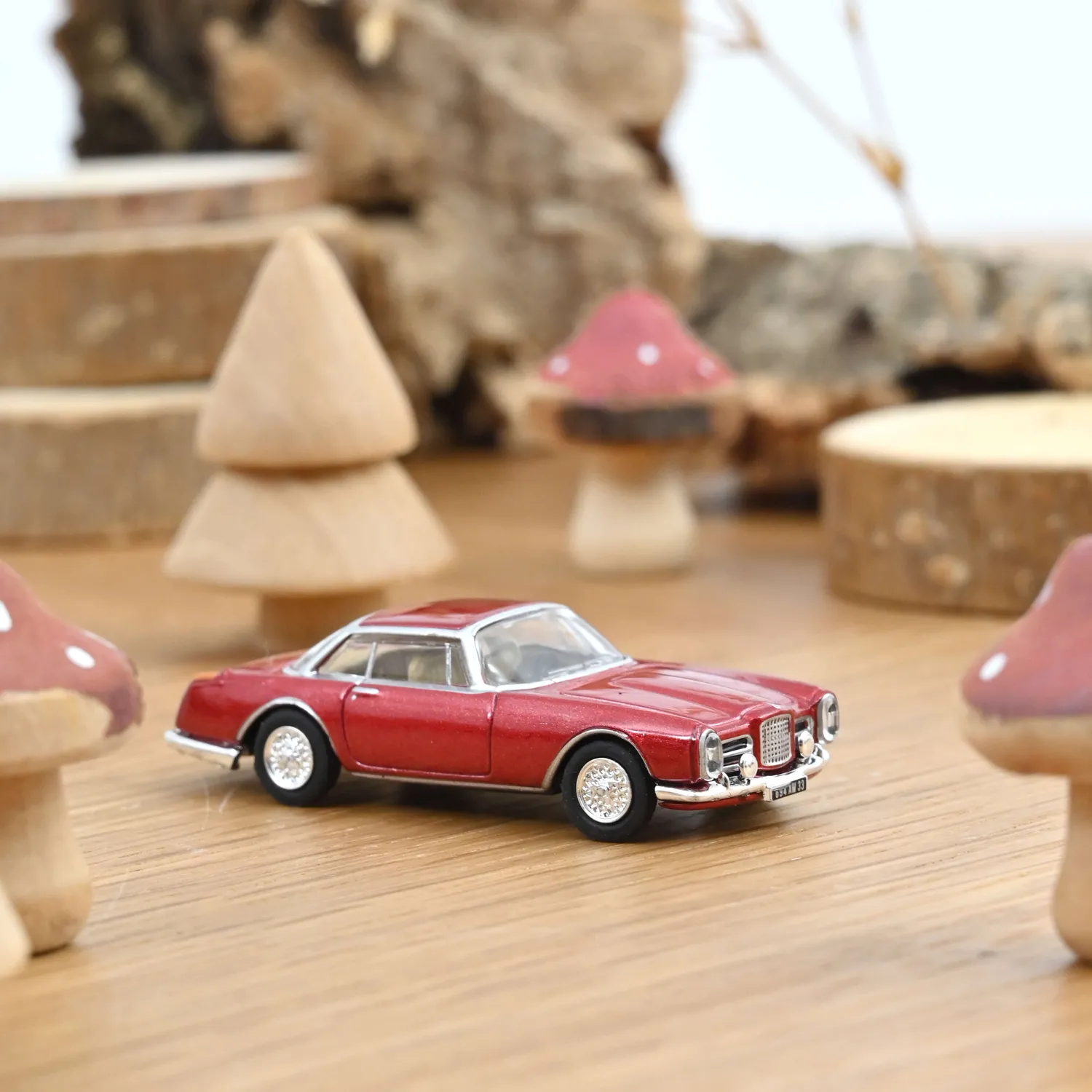 Norev Facel Vega Facel II 1961 miniature 1/87 rouge