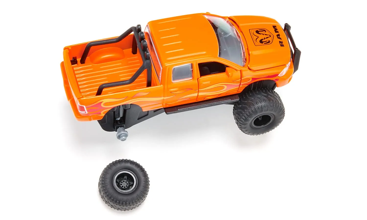 SIKU Super 2358 Dodge RAM 1500 voiture miniature noir/orange pneus ballon