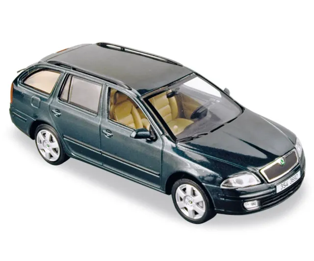 Norev Skoda Octavia Combi voiture miniature 1/43 verte
