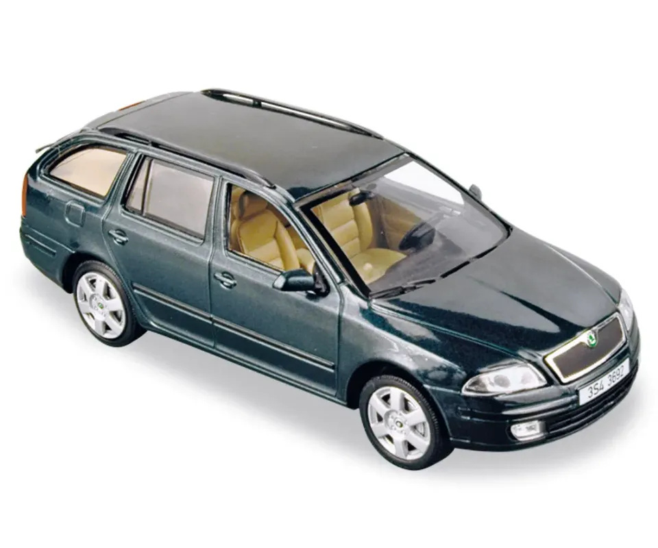 Norev Skoda Octavia Combi voiture miniature 1/43 verte
