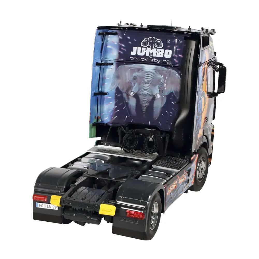 NZG Mercedes-Benz Actros GigaSpace 4x2 Strohofer camion miniature 1:18 éclairé
