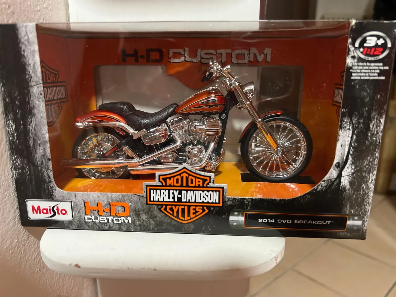 Maisto 1/12 Harley-Davidson moto miniature modèle aléatoire métal