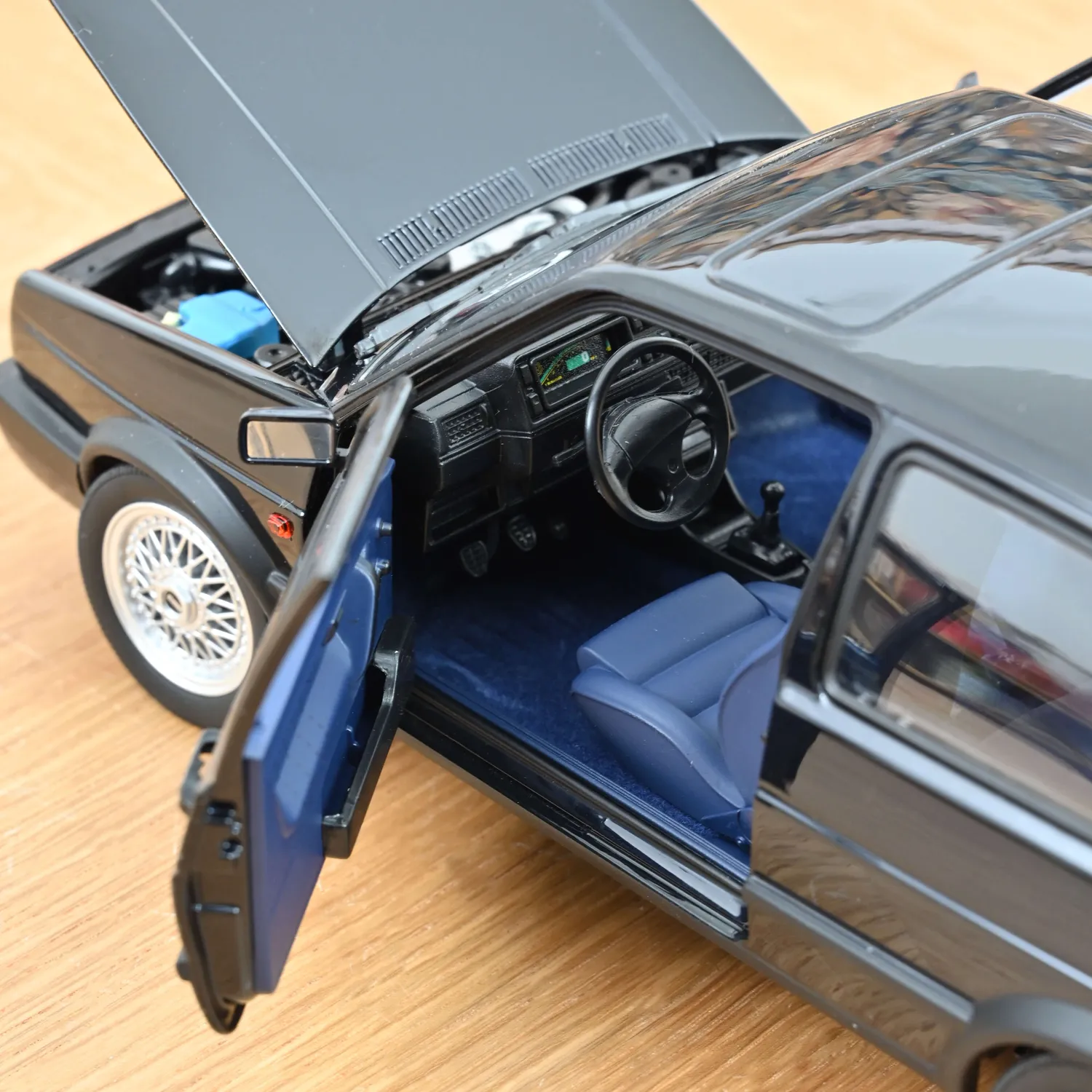 Norev VW Golf GTI Edition Blue 1991 miniature 1/18 bleu