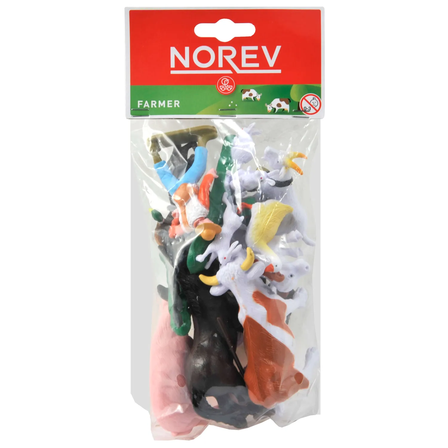 Norev Animaux de la ferme figurines lot 17 pièces fermier inclus