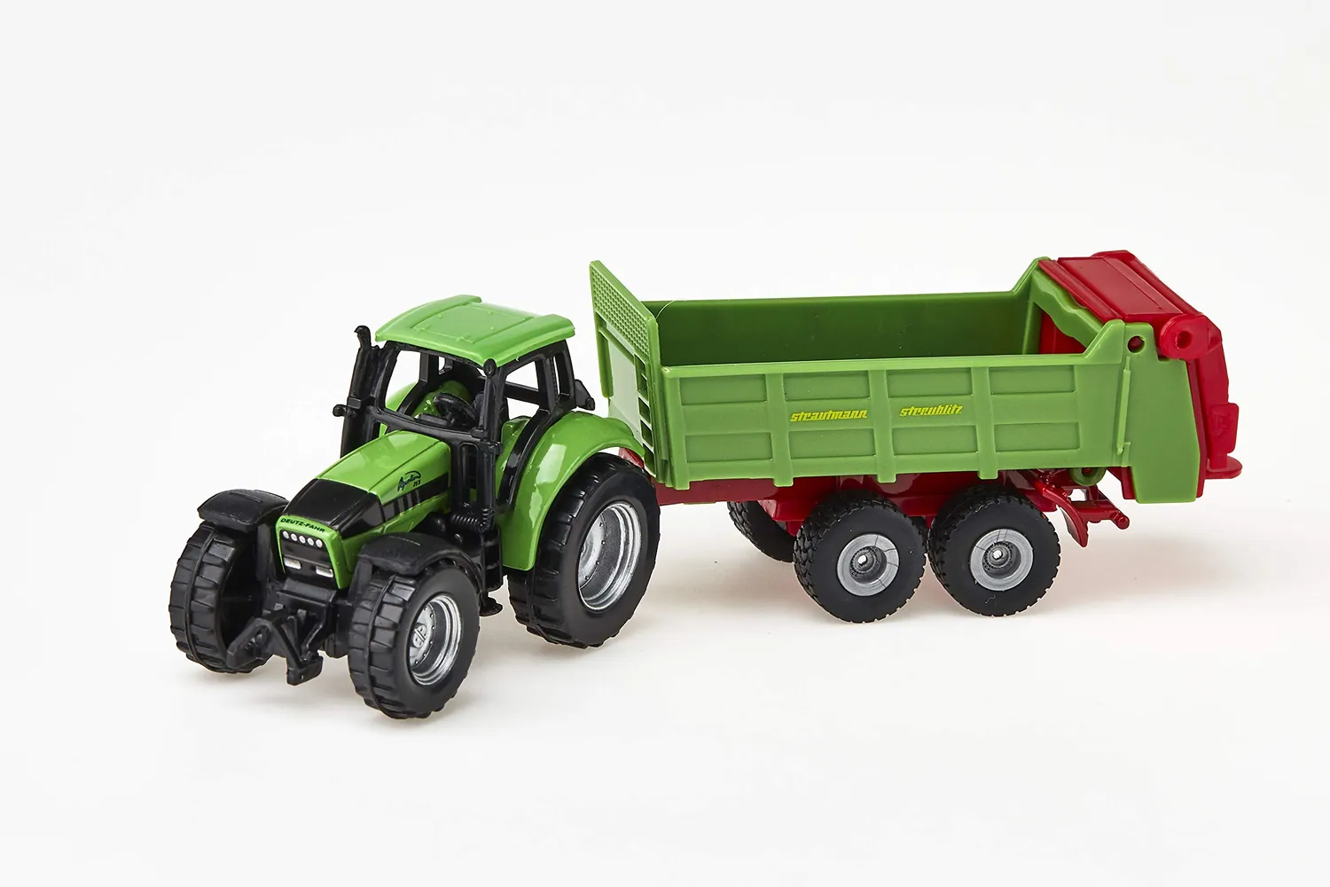 SIKU Farmer 1673 tracteur miniature vert avec épandeur