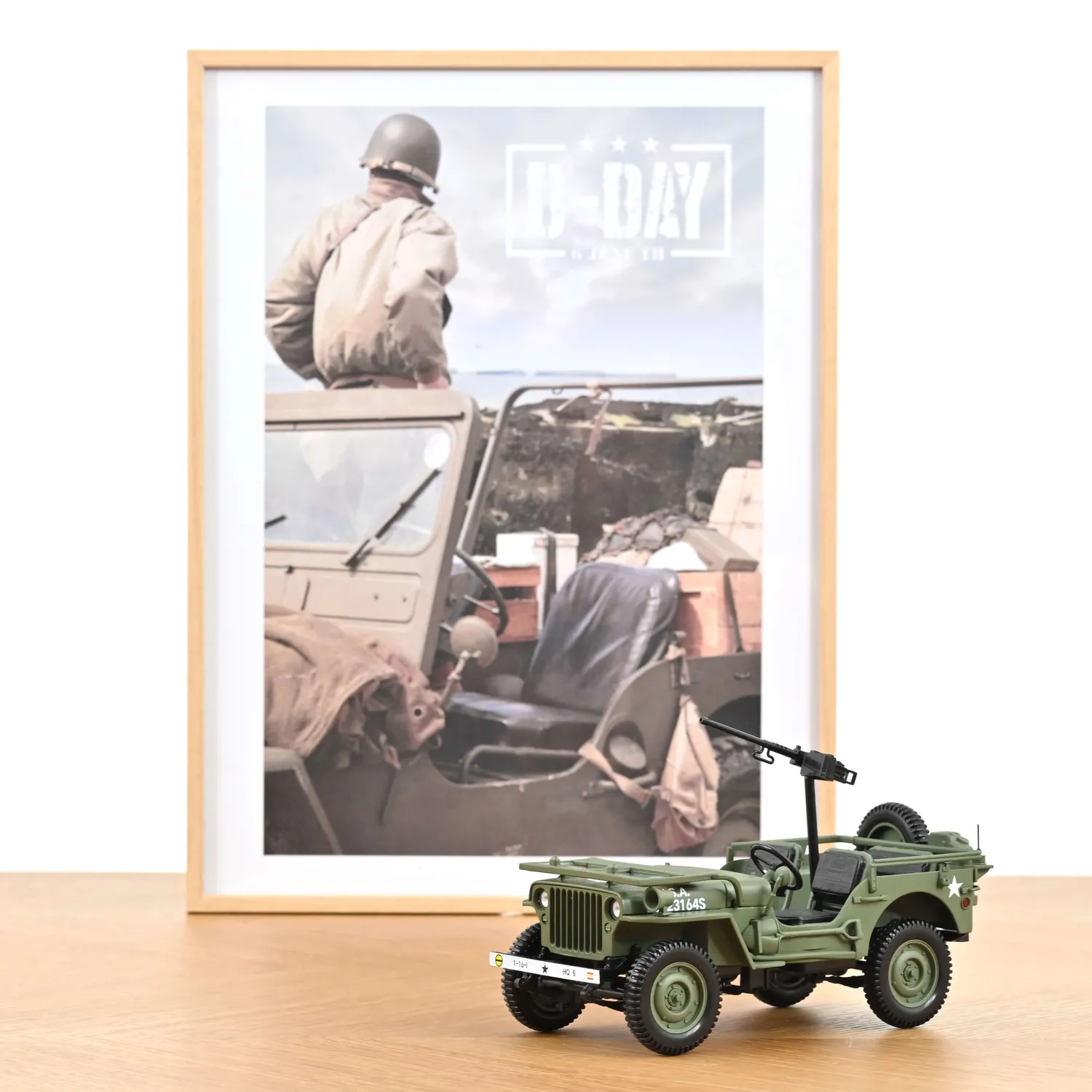 Norev Jeep Militaire 1944 D-Day miniature 1/18