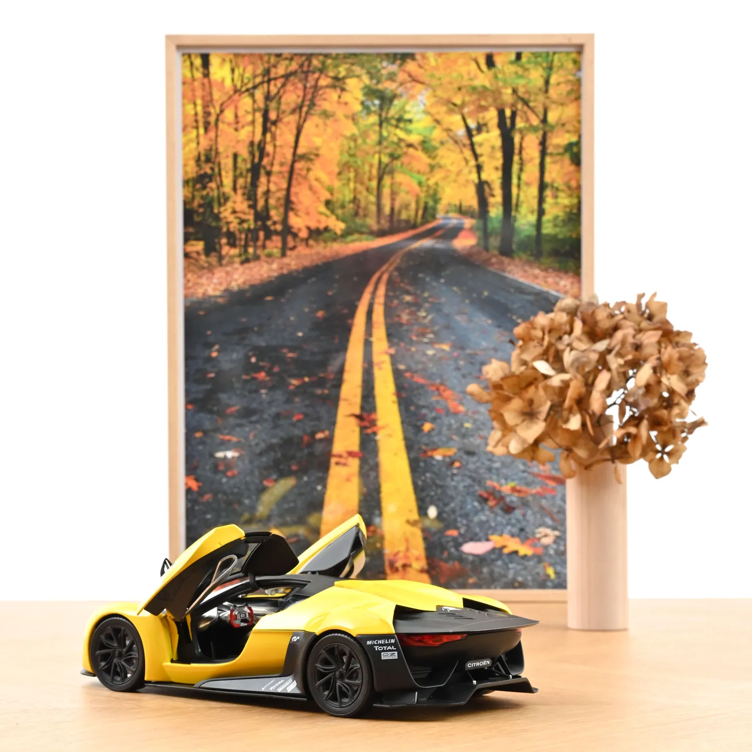 Norev GT by Citroën 2008 miniature 1/18 jaune concept 200pcs