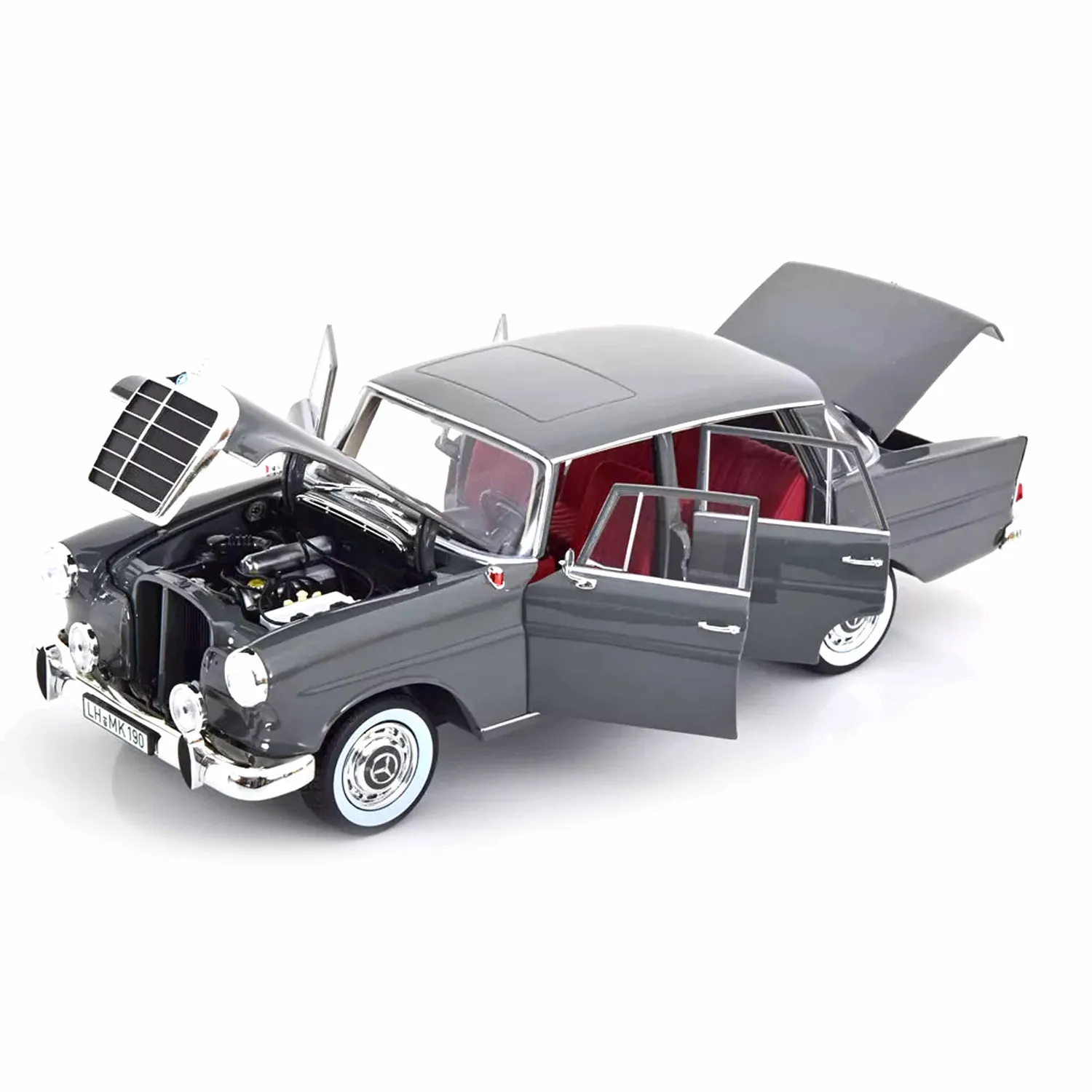 Norev Mercedes-Benz 190 D 1964 voiture miniature 1/18 gris