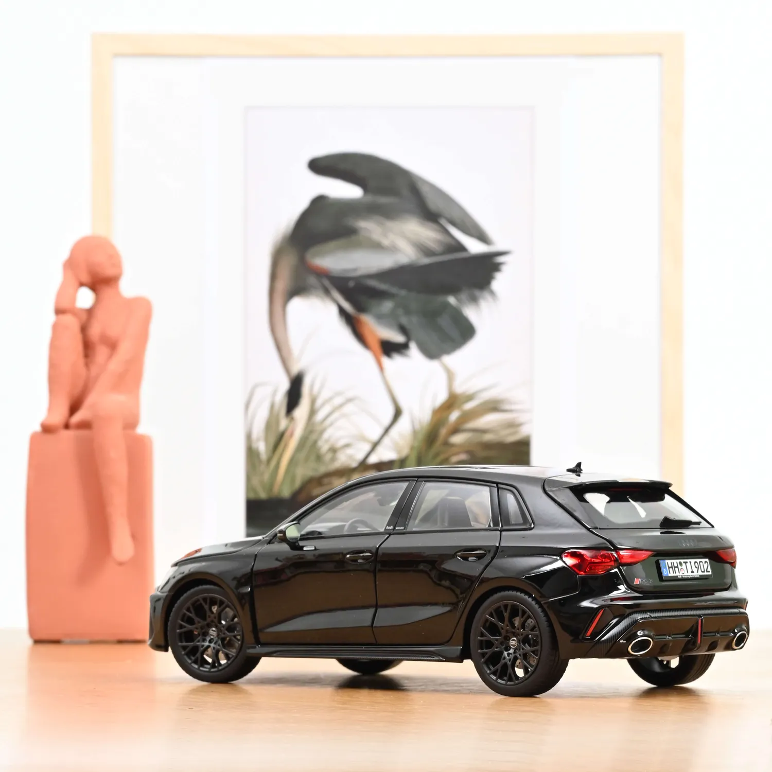 Norev Audi RS 3 Sportback 2025 miniature 1/18 noir mythe