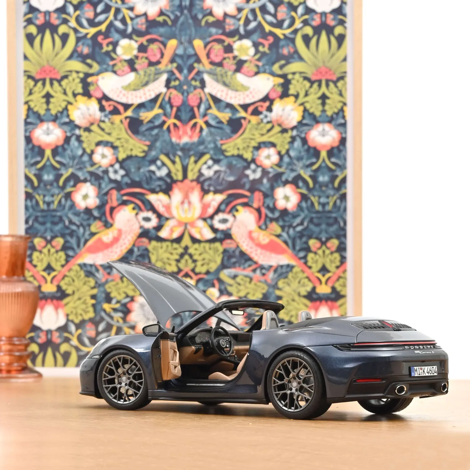 Norev Porsche 911 Carrera S Cabriolet 2025 miniature 1/18 bleu