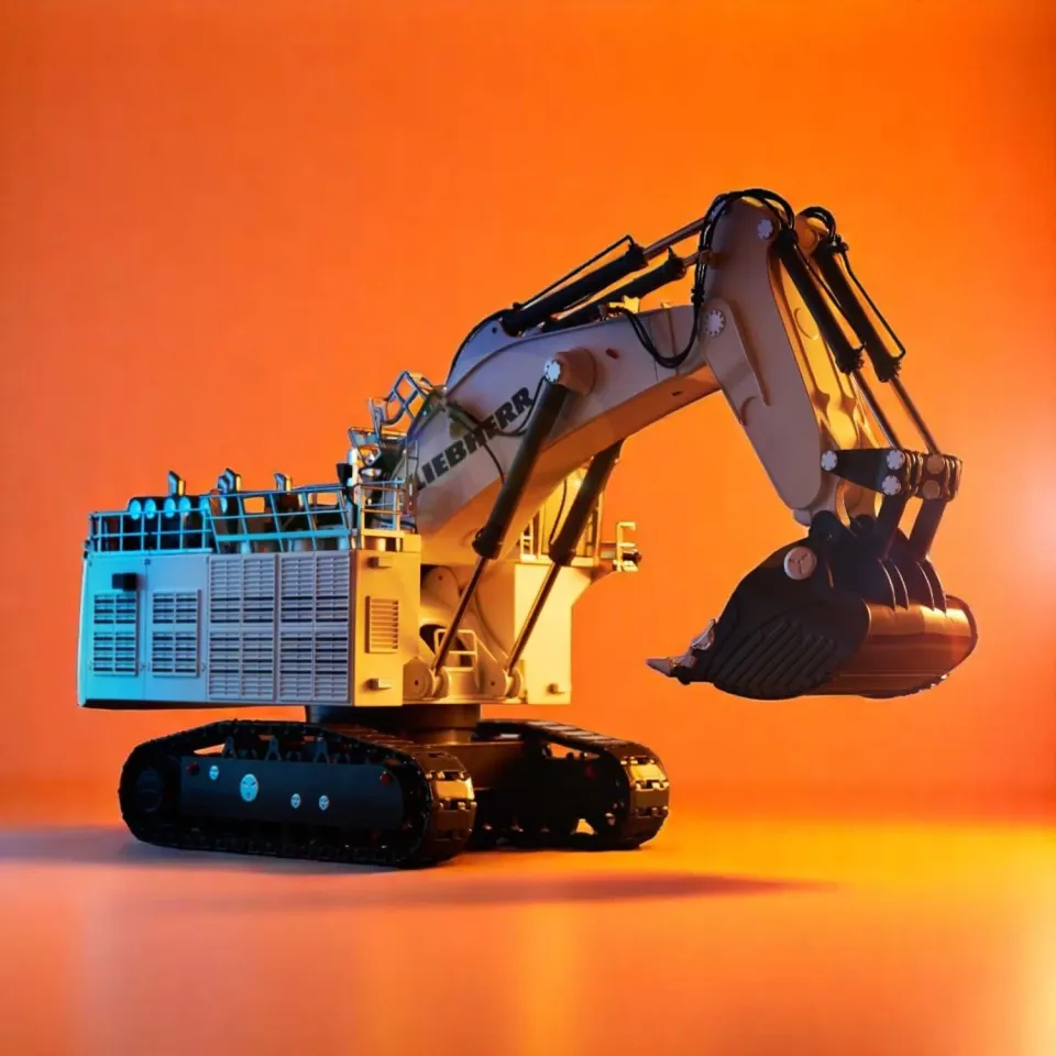 NZG Liebherr R 9600 pelle minière 1/50 chenilles métal