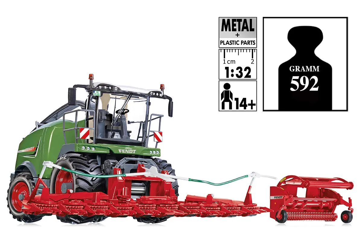 Siku Fendt Katana 85 ensileuse miniature 1/32 métal 32 cm