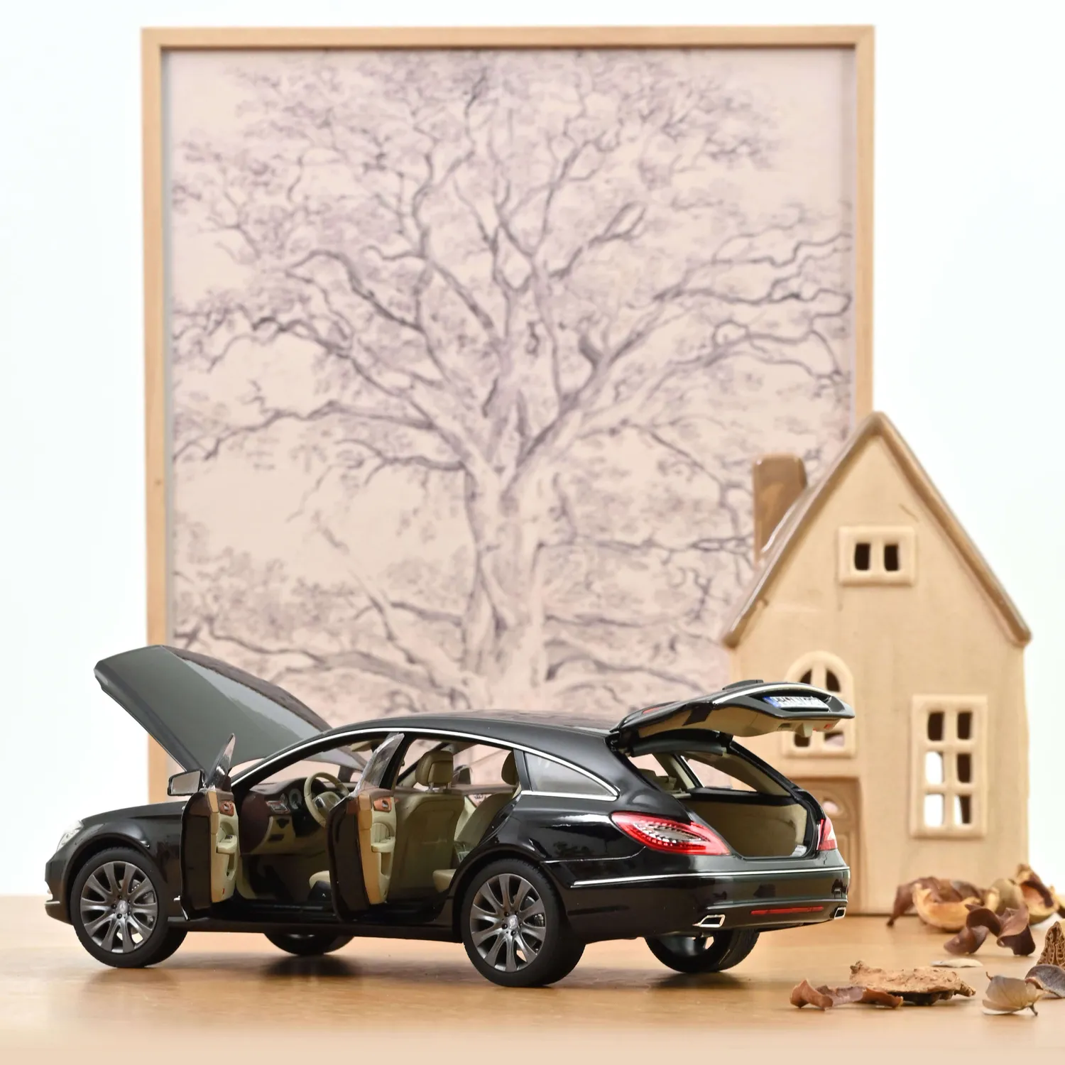 Norev Mercedes CLS Shooting Brake 2011 miniature 1/18 noir