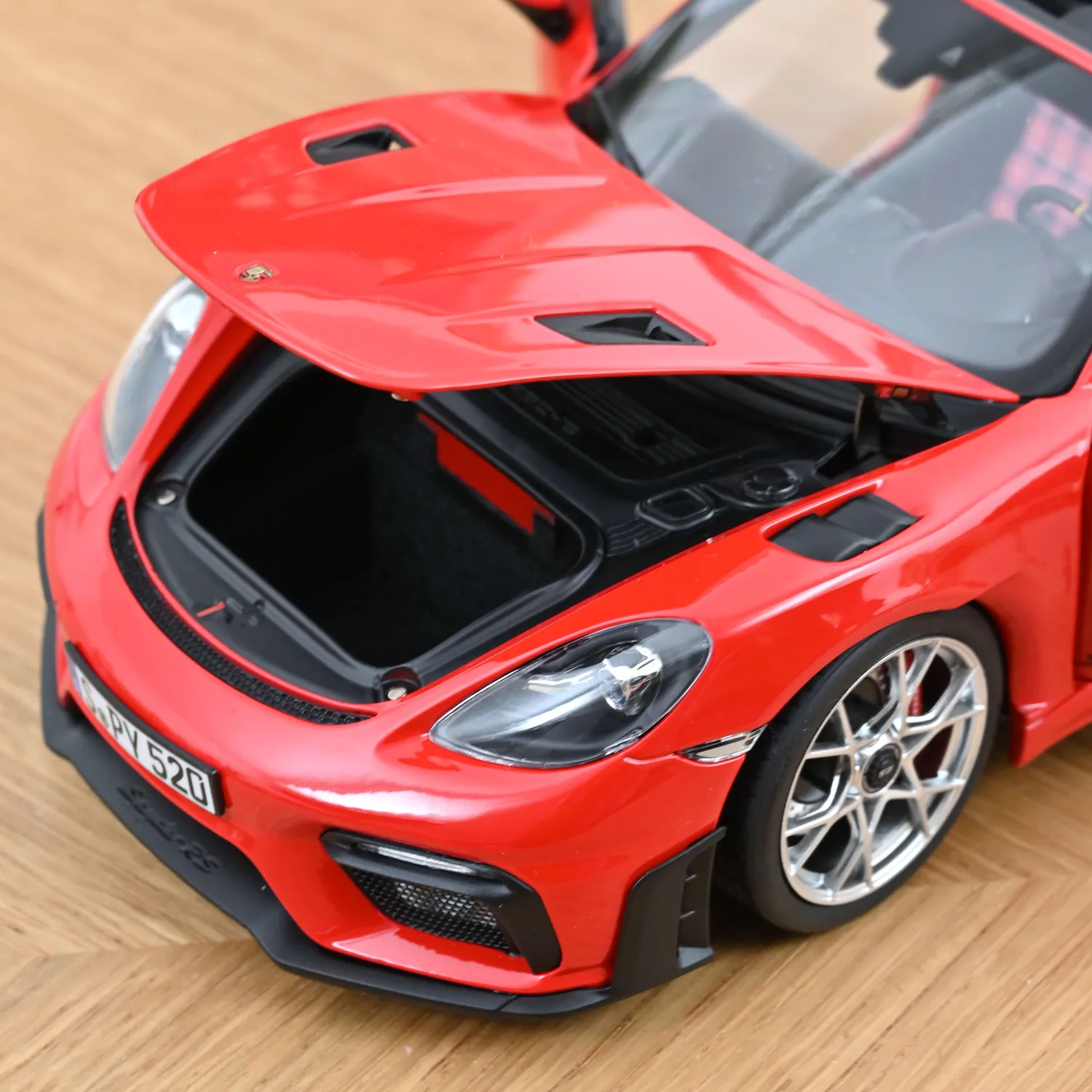 Norev Porsche 718 Spyder RS 2023 miniature 1/18 rouge indien