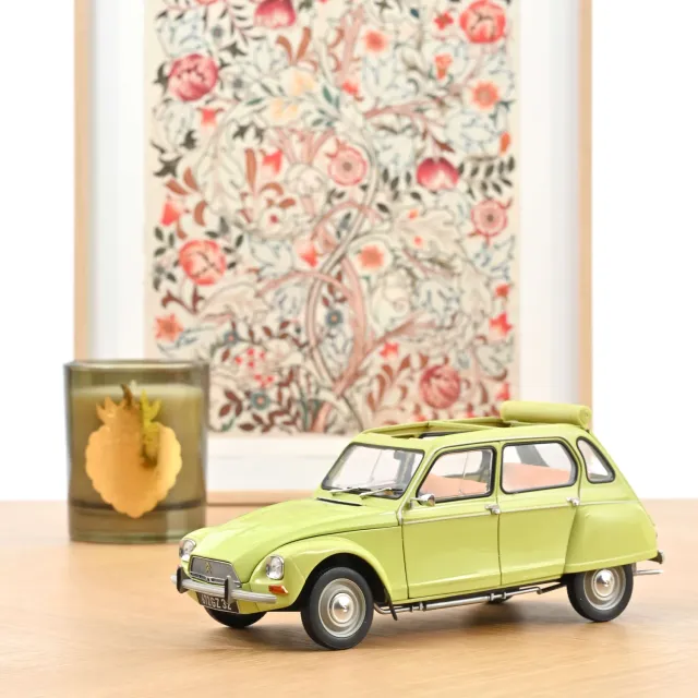 Norev Citroën Dyane 6 1970 miniature 1/18 jaune