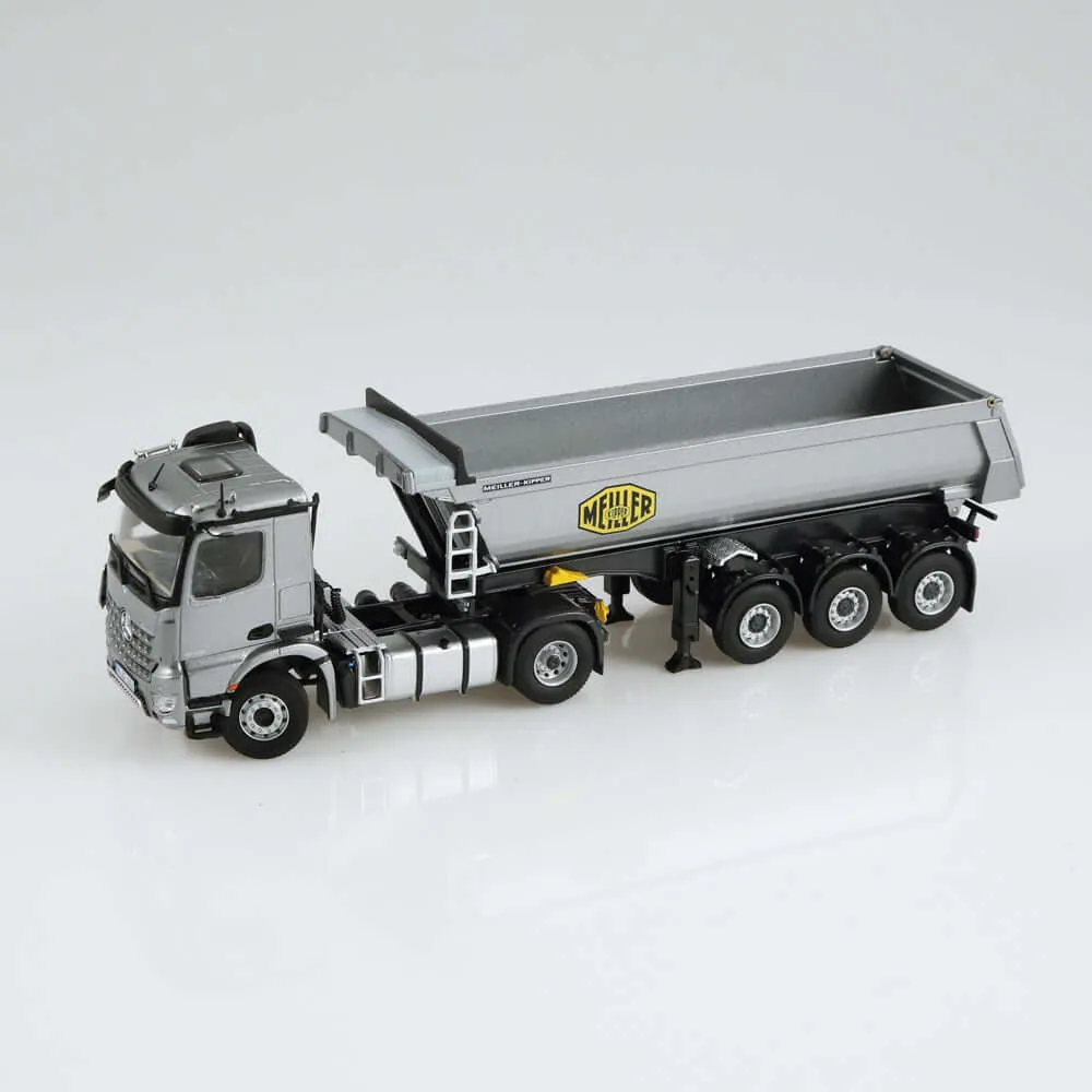 NZG Mercedes-Benz Arocs Meiller camion miniature 1:50 gris