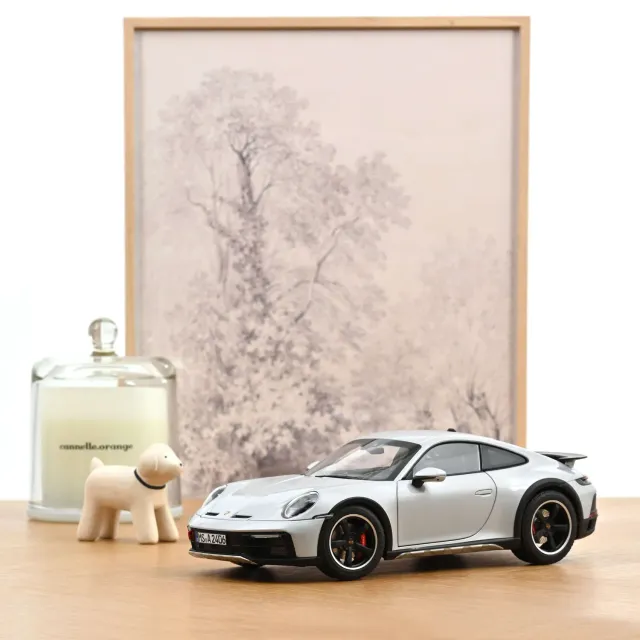 Norev Porsche 911 Dakar 2023 miniature 1/18 gris glacé