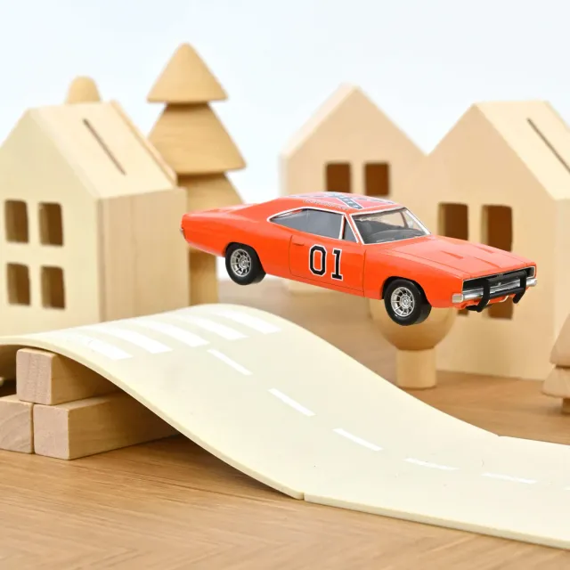 Norev Dodge Charger 1969 General Lee miniature 1/43 orange
