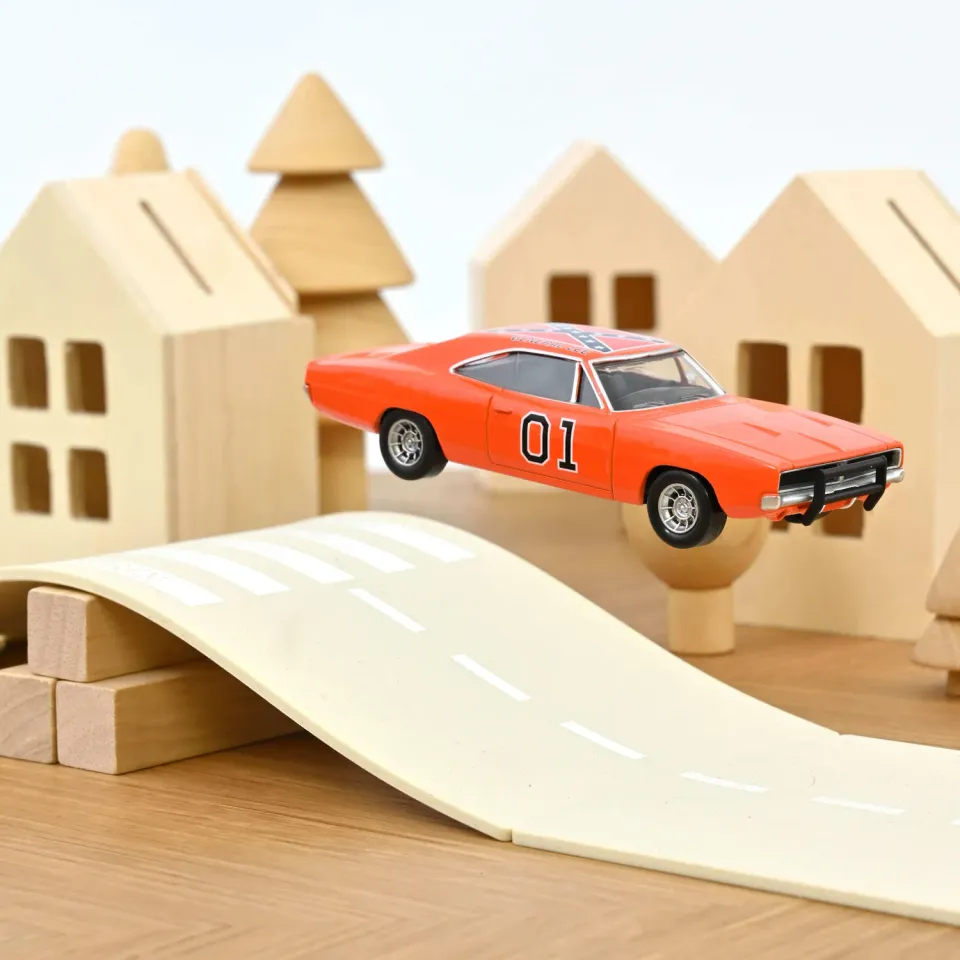 Norev Dodge Charger 1969 General Lee miniature 1/43 orange