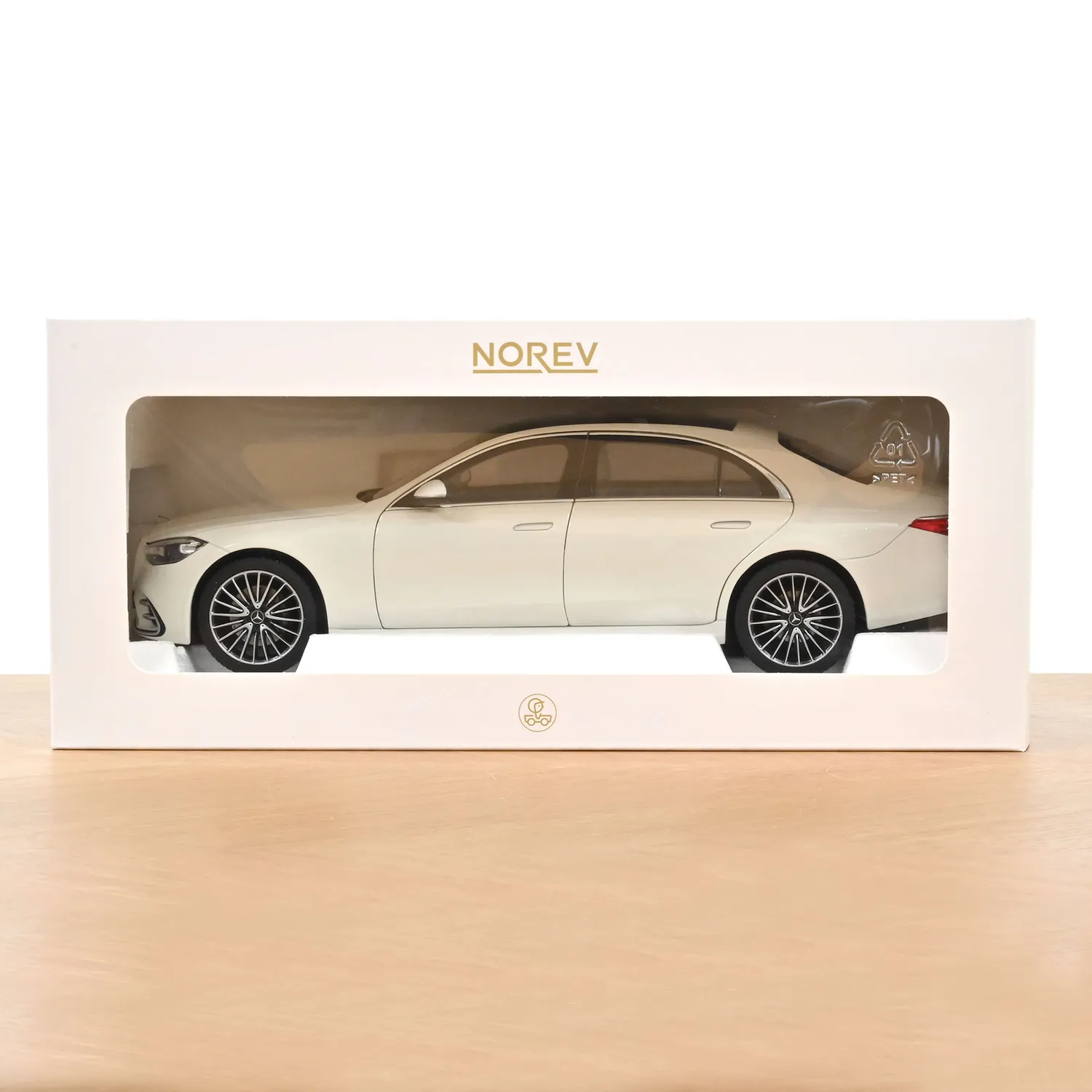 Norev Mercedes Classe S AMG-Line 2021 miniature 1/18 blanc