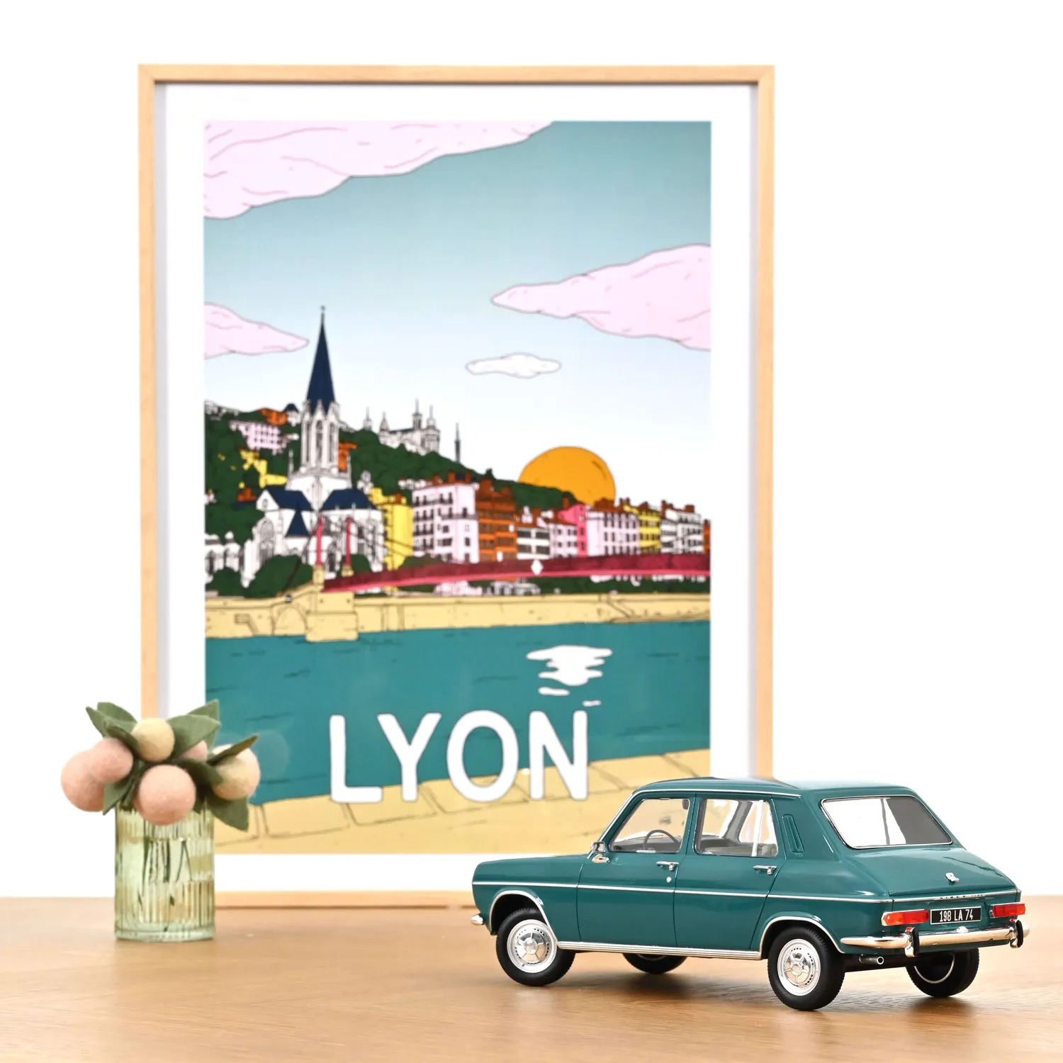 Norev Simca 1100 GLS 1968 miniature 1/18 vert borodine